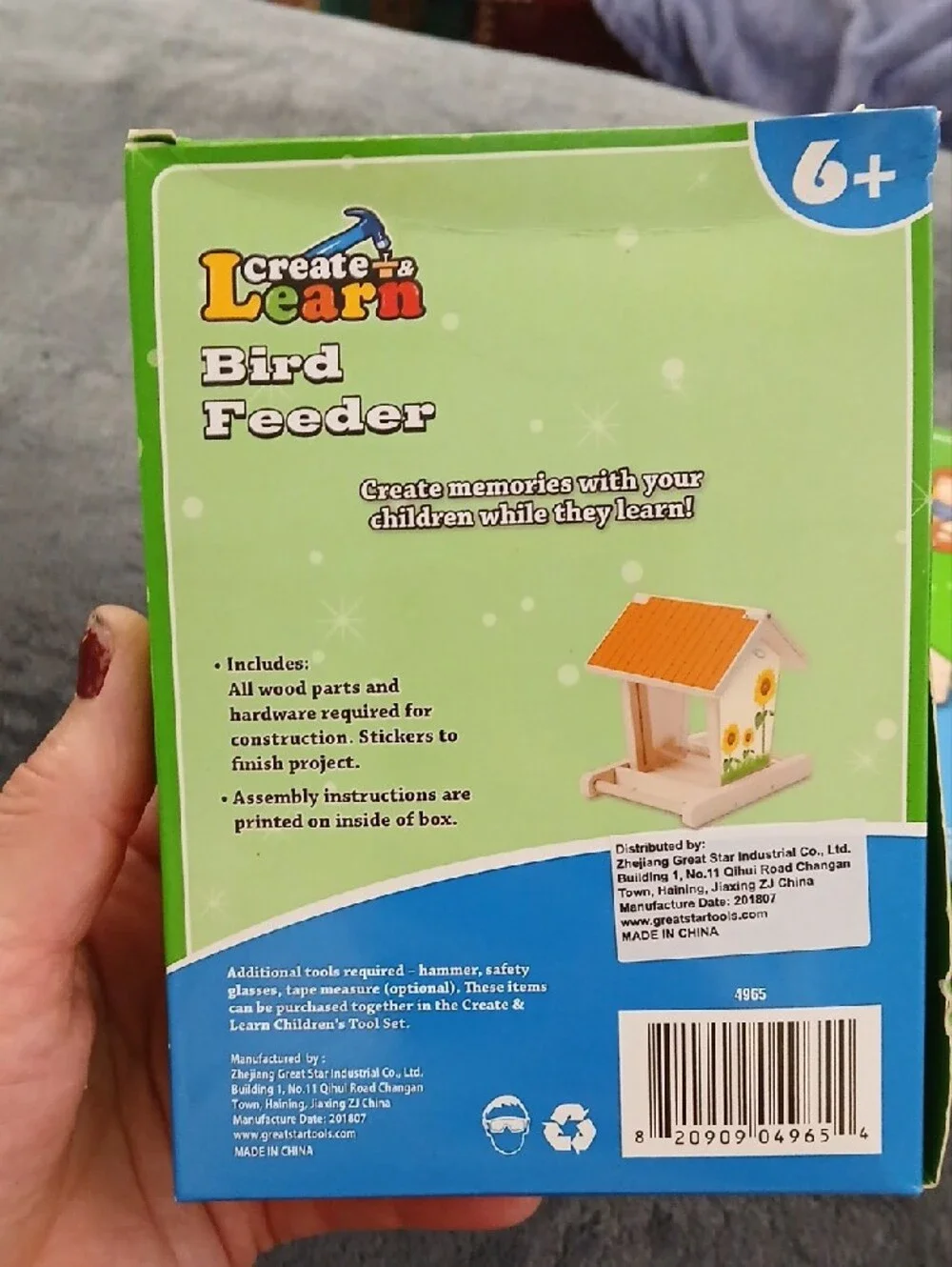 create and learn wooden building